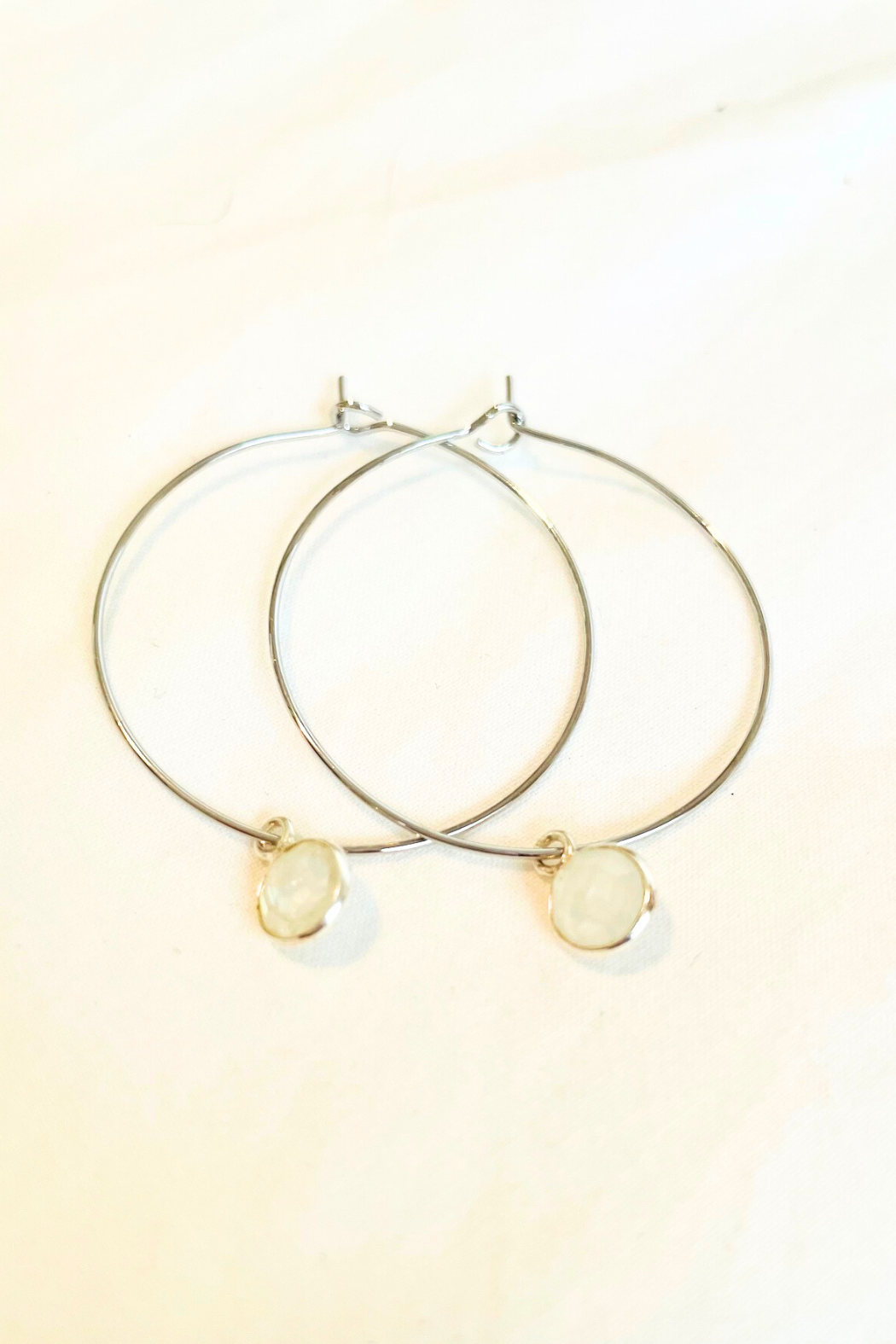 1" Mini Hoops ~ Round Gem-Mini