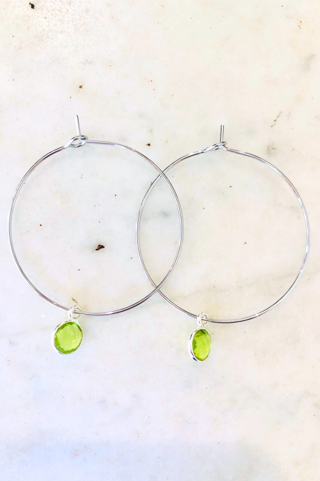 1" Mini Hoops ~ Round Gem-Mini