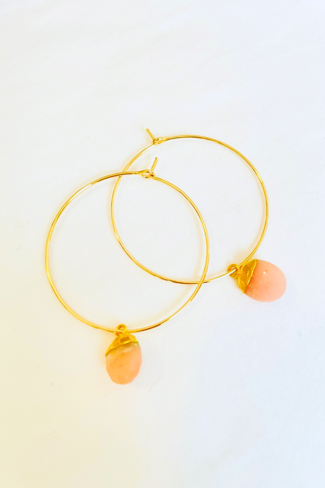 1" - Petite Briolette Hoops