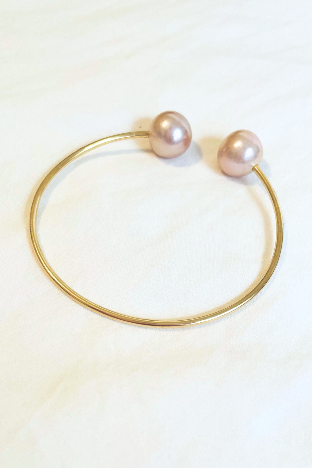 Aloha Edison Pearl Gold Cuff