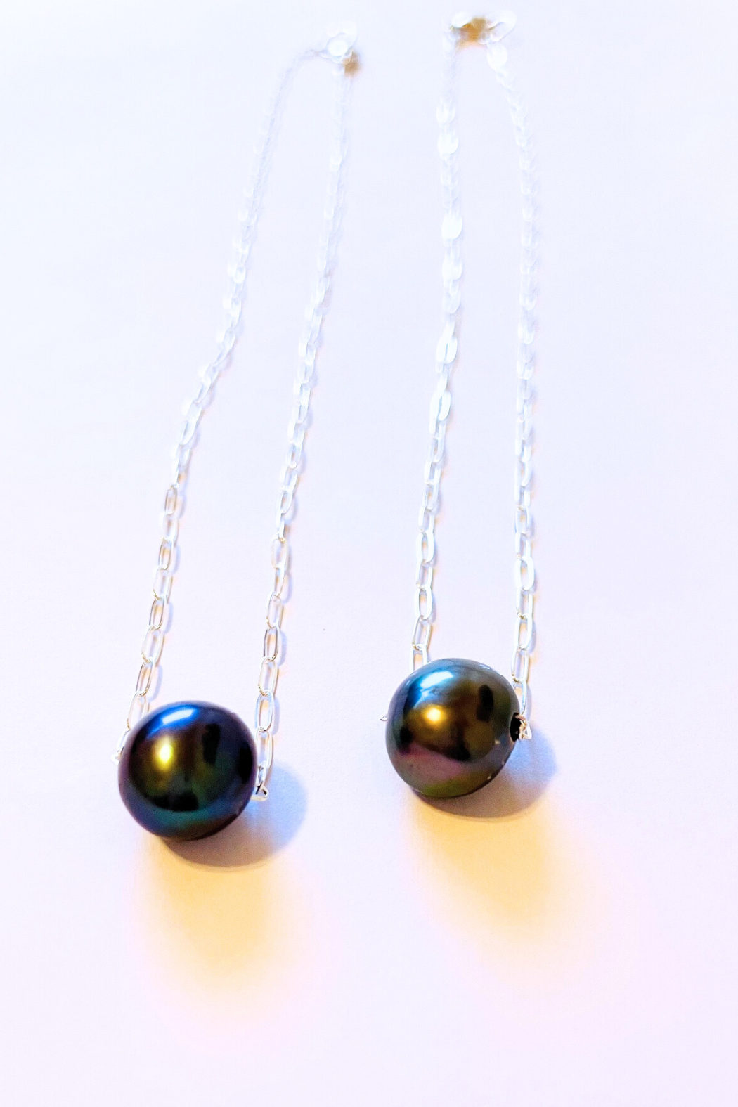 Baroque Freshwater Pearl Paperclip Necklace
