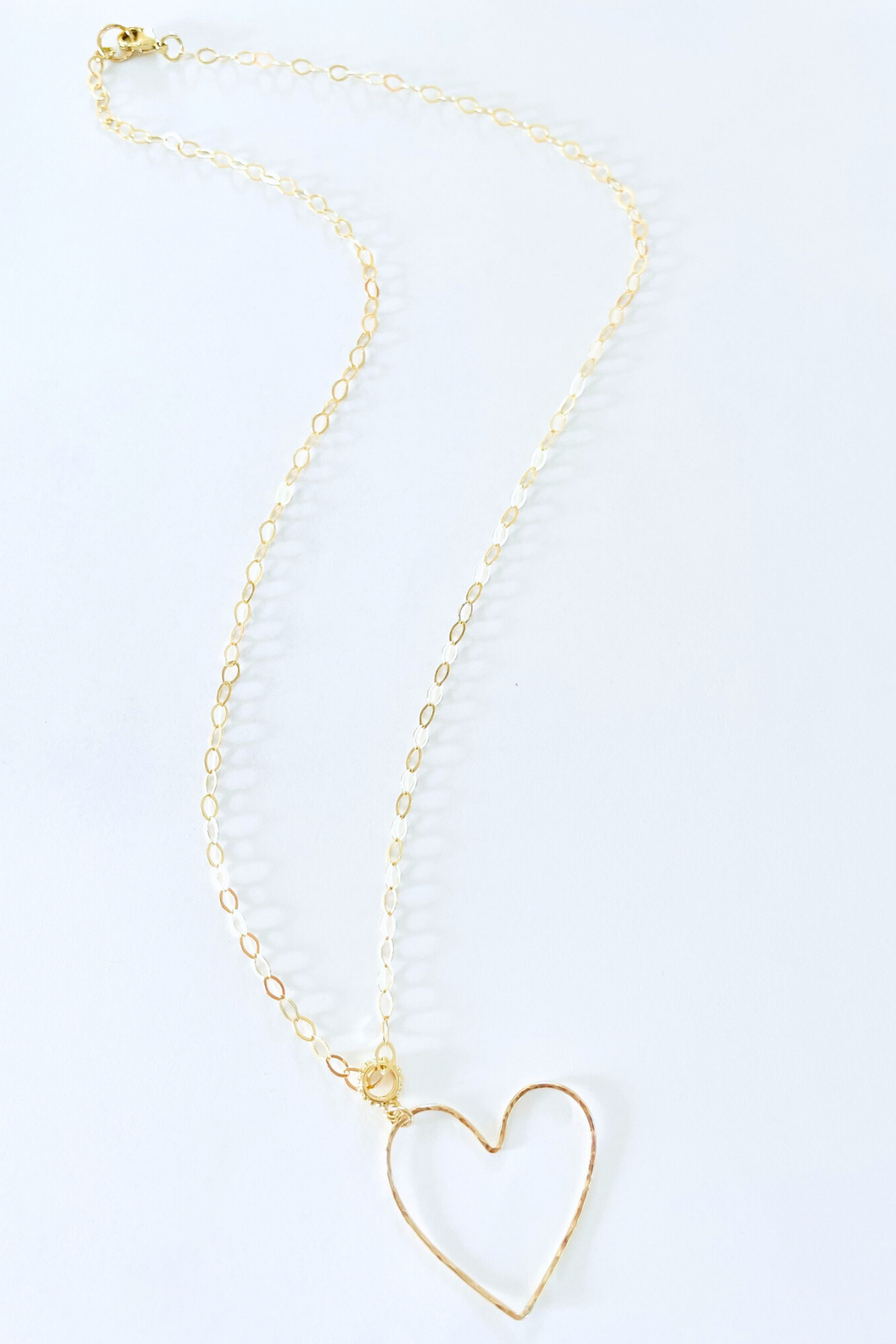 Open Heart Gold Necklace