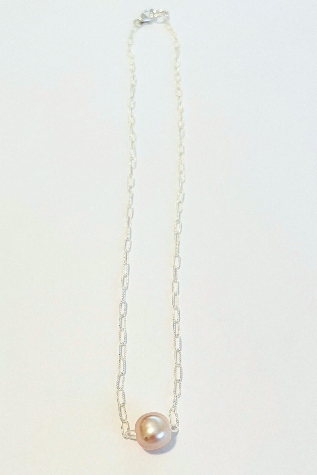 Freshwater Silver Sparkle Necklace