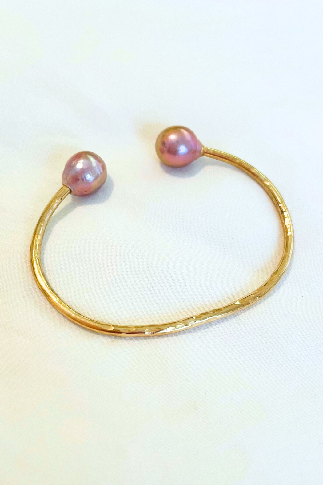 Santorini Edison Pearl Gold Cuff