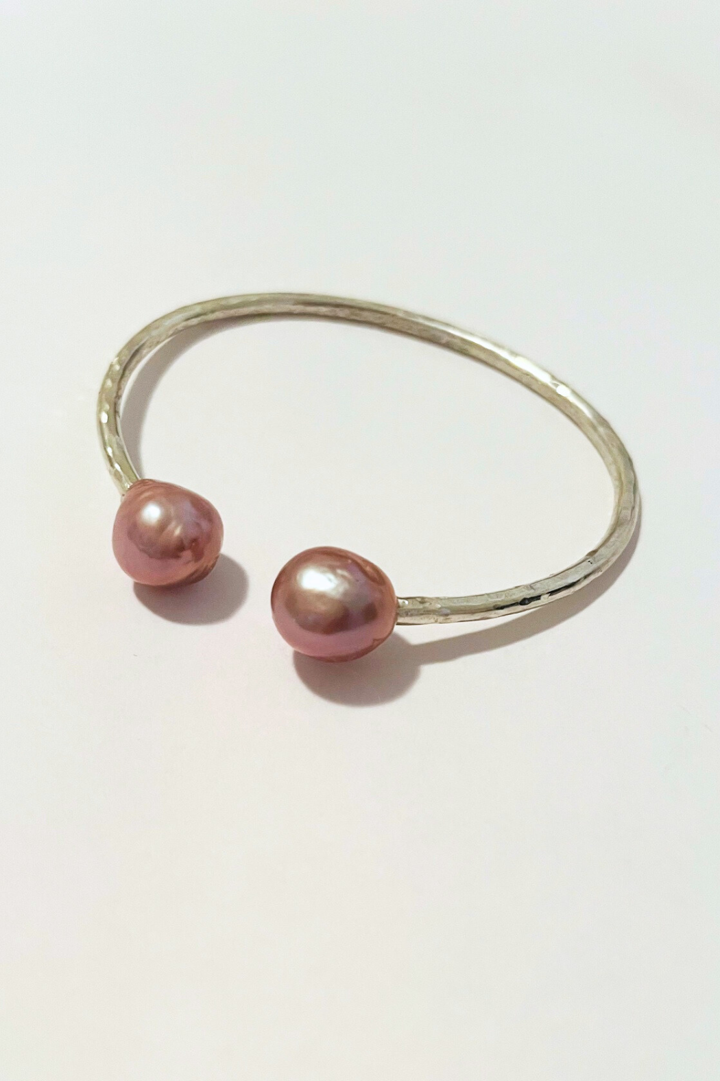 Santorini Edison Pearl Silver Cuff