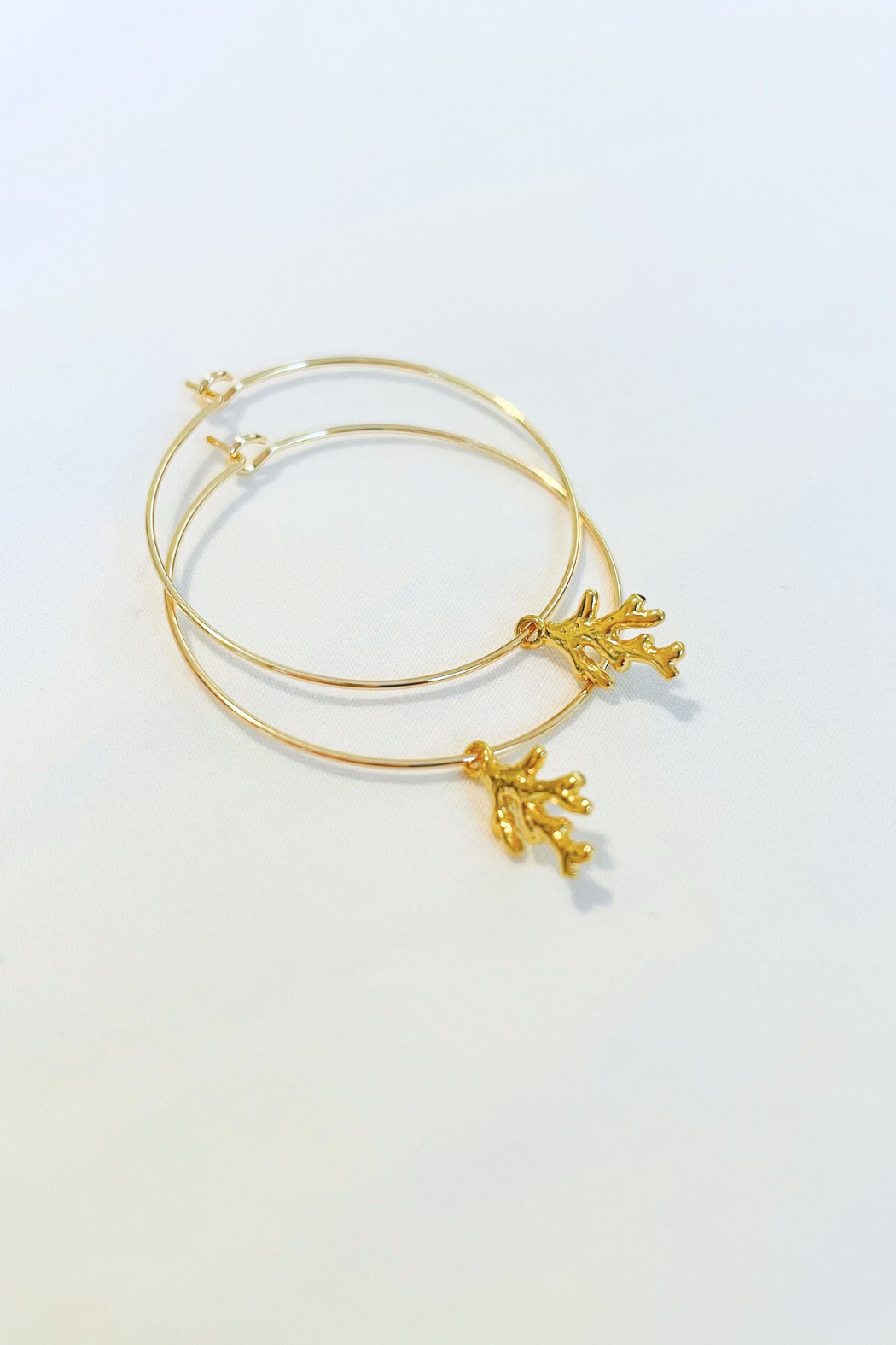 1" Mini Hoop ~ Coral Branch
