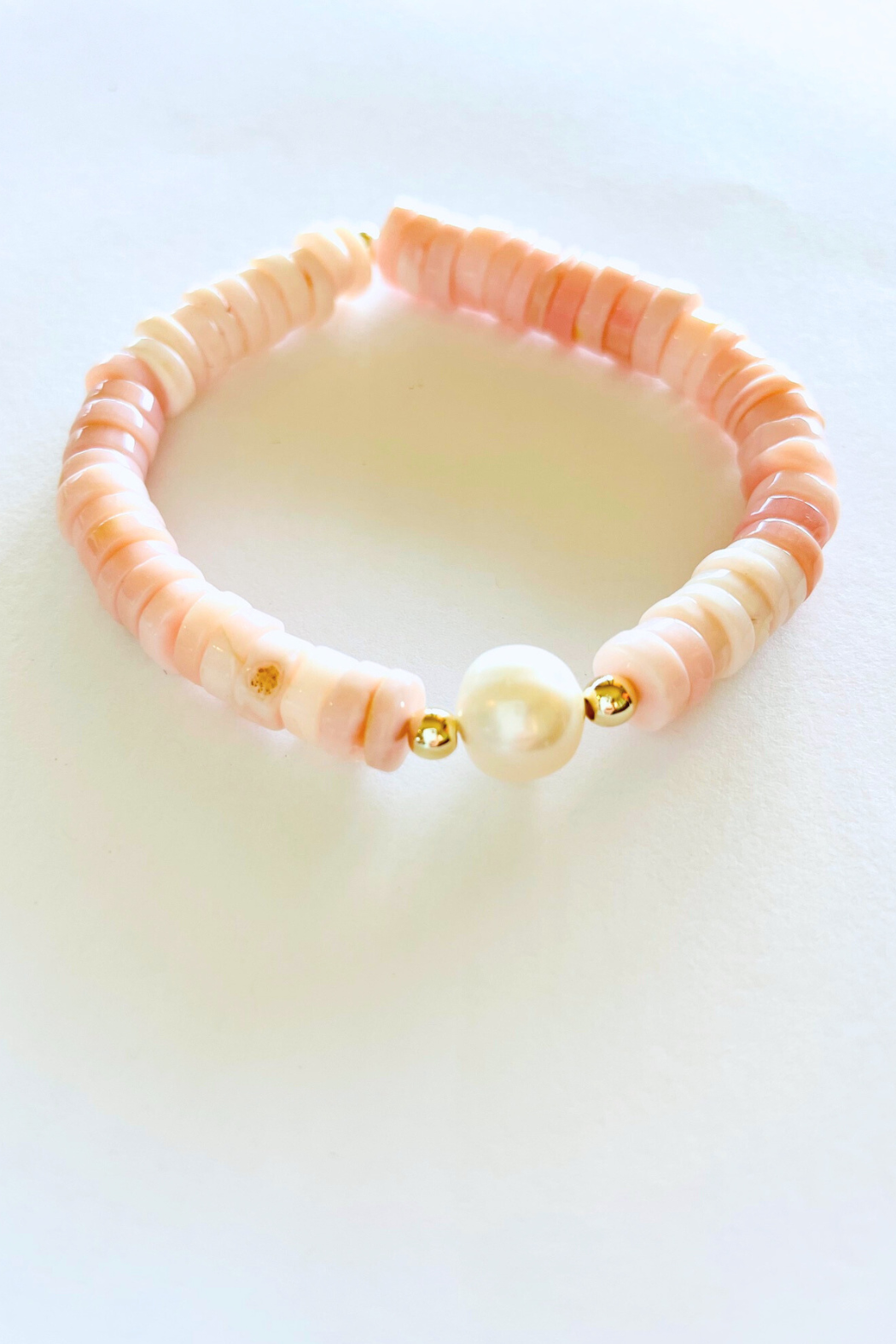 Gemstone + Pearl Bracelet