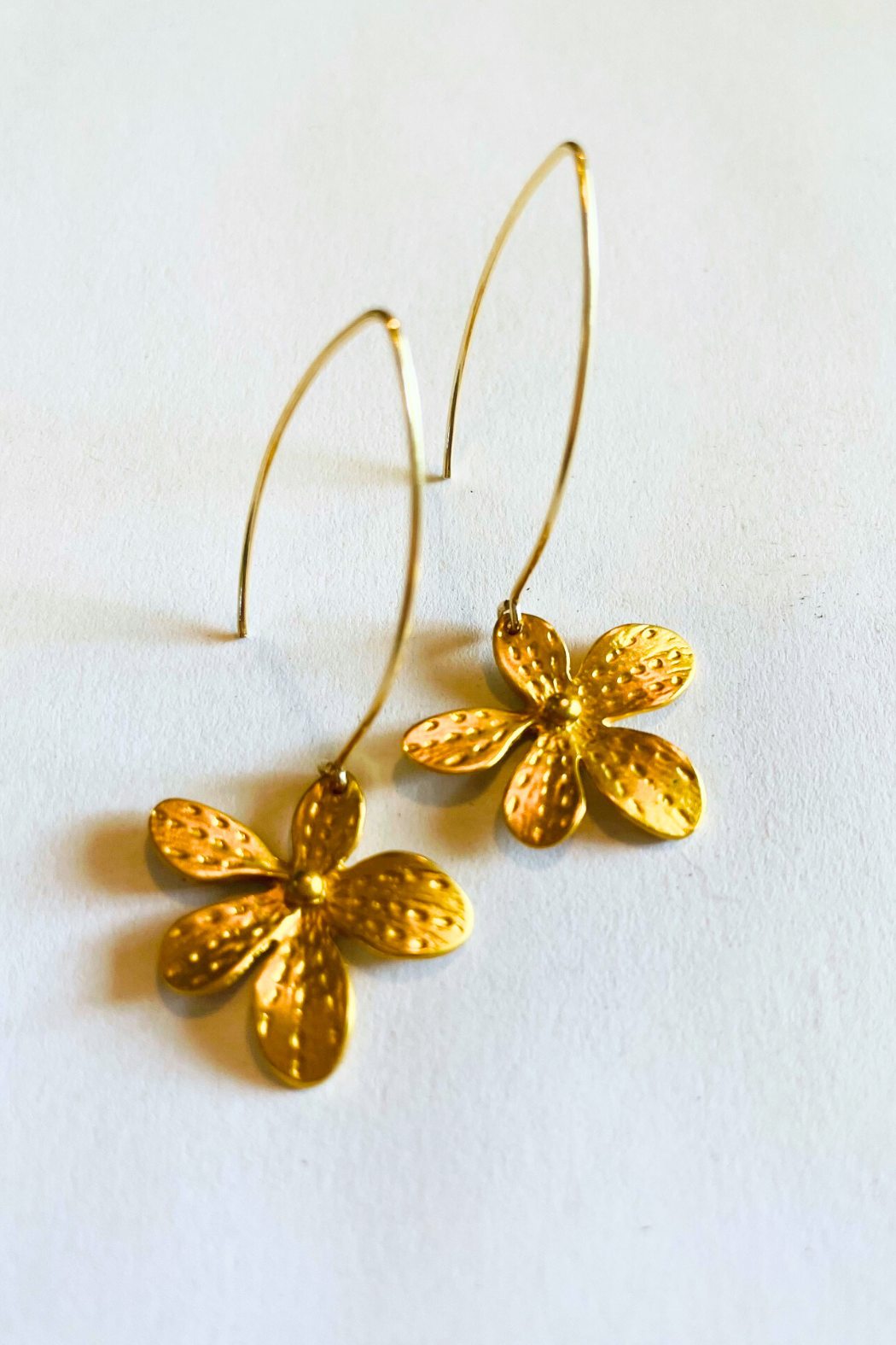 Wild Orchid Pendant Earring