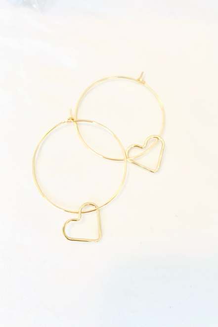 1" - Open Heart Hoop