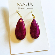 10x30 MM XL Gemstone Drop Earrings
