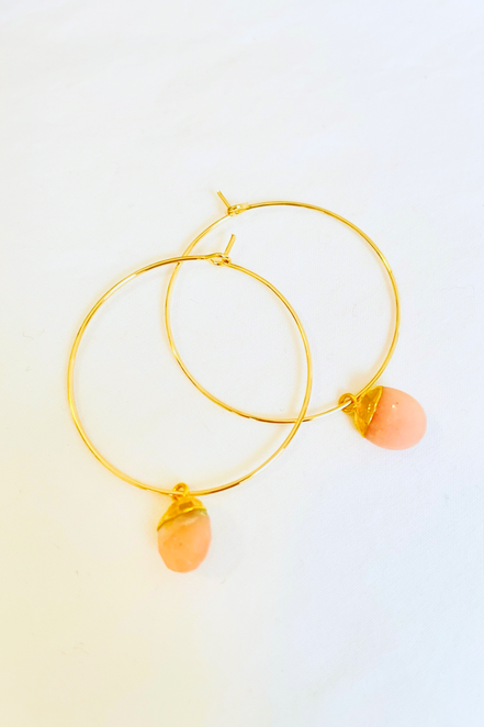 1" - Petite Briolette Hoops