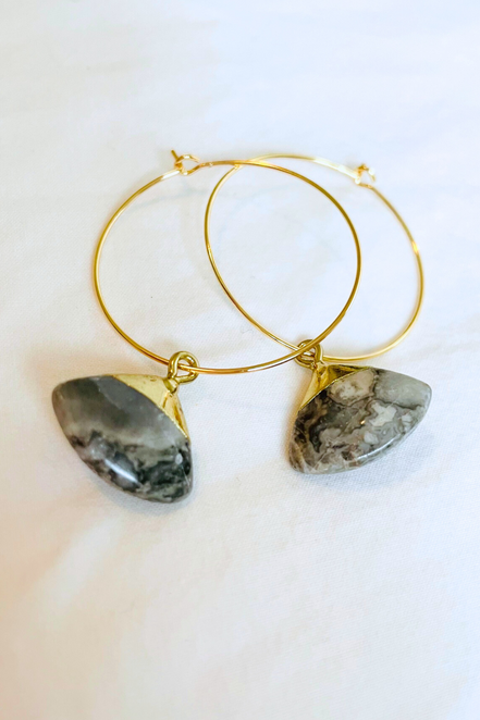 1" Mini Hoop - Biggest Fan Gem - Lg