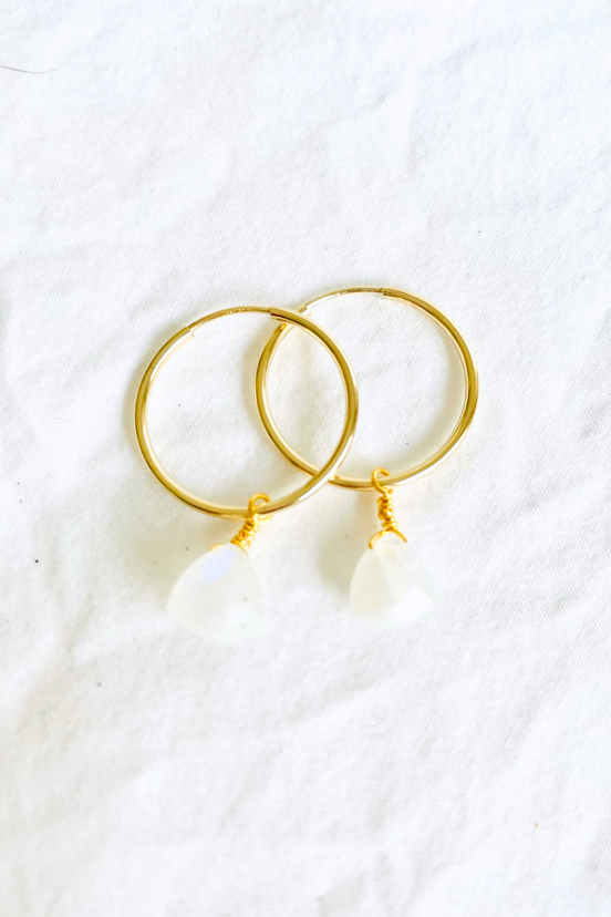 3/4" Hoop ~ Petite Gem