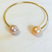 Aloha Edison Pearl Gold Cuff