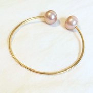 Aloha Edison Pearl Gold Cuff