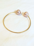Aloha Edison Pearl Gold Cuff