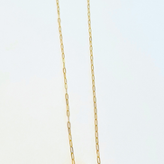 Baroque Freshwater Pearl Paperclip Necklace