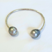 Bora Bora Bambucha Silver Cuff