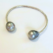 Bora Bora Bambucha Silver Cuff