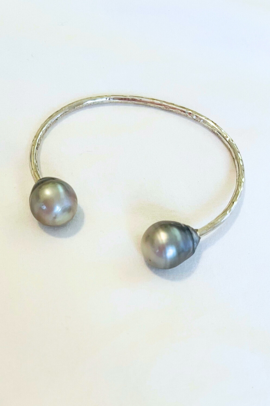 Bora Bora Bambucha Silver Cuff