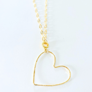 Open Heart Gold Necklace
