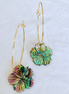 Hawaii Hibiscus Abalone Earring