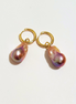 Baroque Pearl Jumbo Rainbow Flameball Endless Hoops