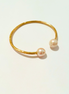 Mahina Pearl Gold Cuff