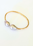 Pohina Pearl Gold Cuff