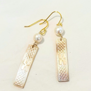Maluhia Carved Shell Pearl Earrings