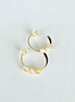 Mini Gemstone Open Hoops