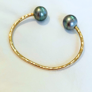 Mo'orea Tahitian Pearl Gold Cuff