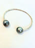 Mo'orea Tahitian Pearl Silver Cuff