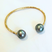 Mo'orea Tahitian Pearl Gold Cuff