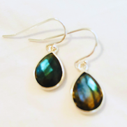Natural Gemstone Dangle Earring