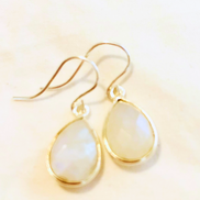 Natural Gemstone Dangle Earring
