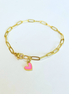 Piece of My Heart Paperclip Bracelet