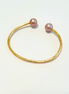 Pink Sands Pearl Gold Cuff
