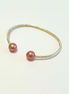 Pink Sands Pearl Silver Cuff