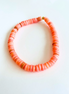 Pink Shell Heishi Beach Bracelet