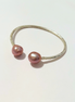 Santorini Edison Pearl Silver Cuff