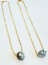 Tahitian Large Pearl Floating Necklace
