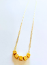 ALOHA cube minimalist necklace