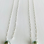Tahitian Medium Pearl Silver Floating Necklace