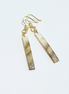 Lauhala + Gem Carved Shell Pearl Earrings