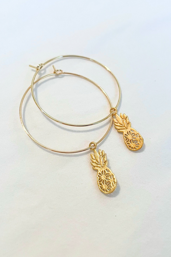 1" - Mini Pineapple Hoops