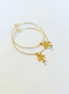1" Mini Hoop ~ Coral Branch