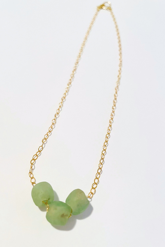 Maui Recycled Beach Glass Necklace