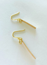 Mini Gem + Bar Pendant Dangle Earrings