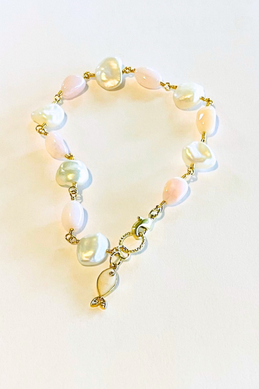 LIttle Fish Opal + Pearl Bracelet
